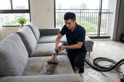 台中沙發清潔推薦－深層去污除蟎，讓客廳家具煥然一新