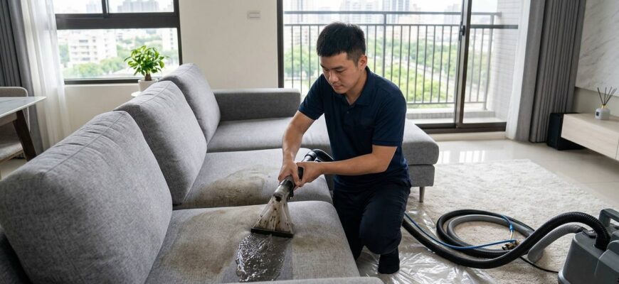 台中沙發清潔推薦-深層去污除蟎,讓客廳家具煥然一新